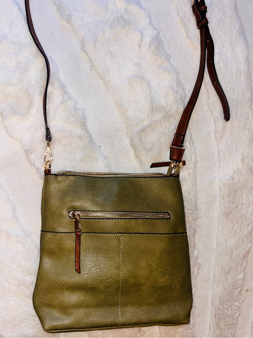 Olive Green Crossbody Bag